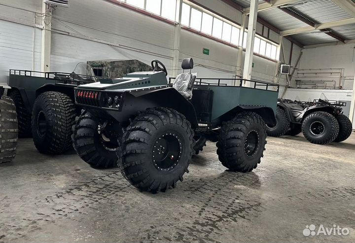 Квадроцикл переломка Grizzly (Снегоболотоход)