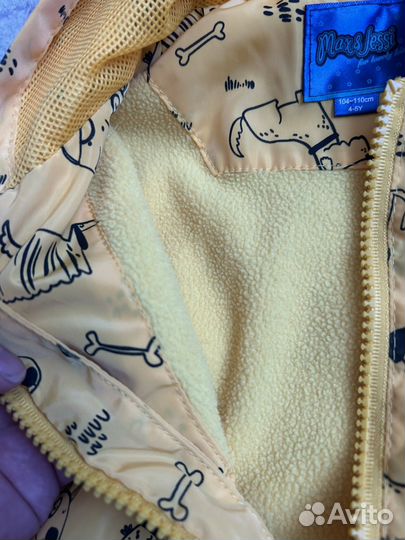 Ветровка детская утепленная на флисе 104