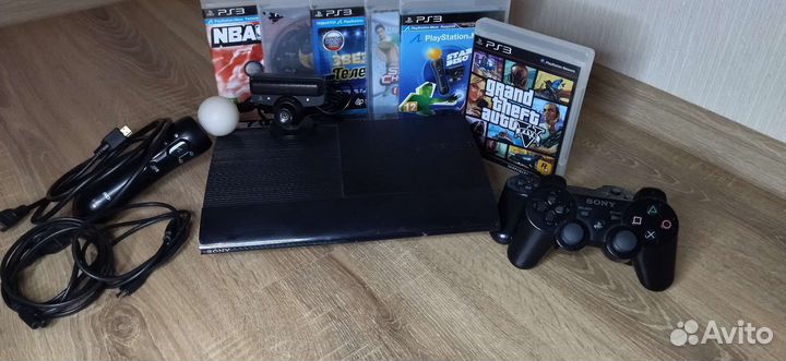 Sony playstation 3 super slim 500gb +100 игр