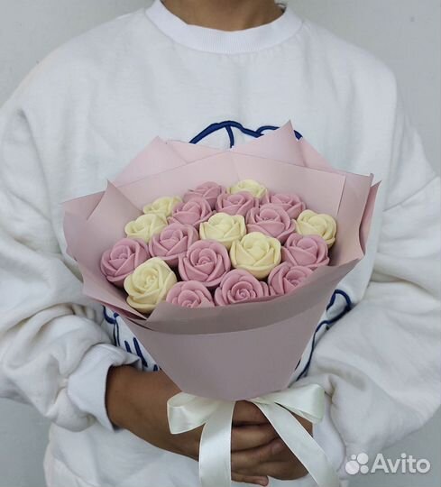 Съедобные букеты из шоколада