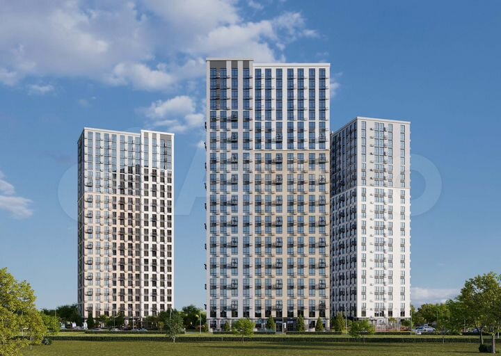 3-к. квартира, 71,6 м², 15/25 эт.