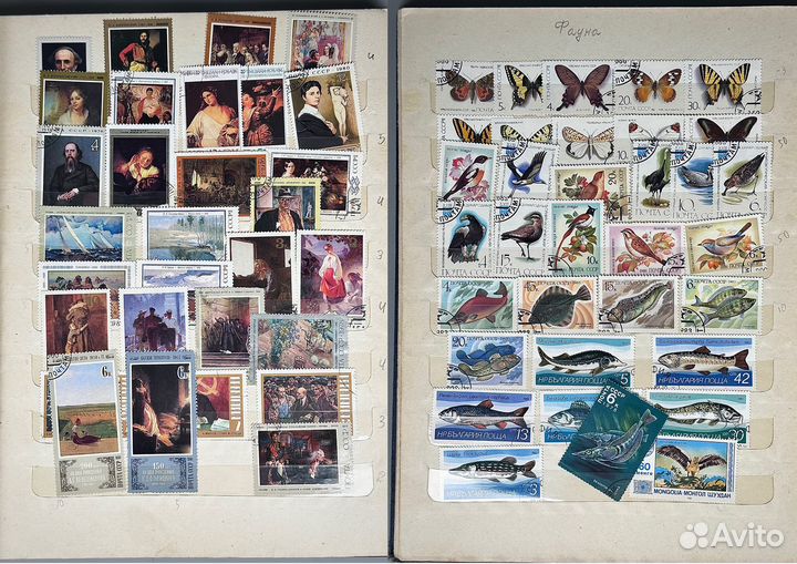 Большой альбом с марками СССР Разные темы