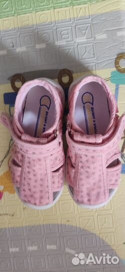 Сандалии текстильные для девочек