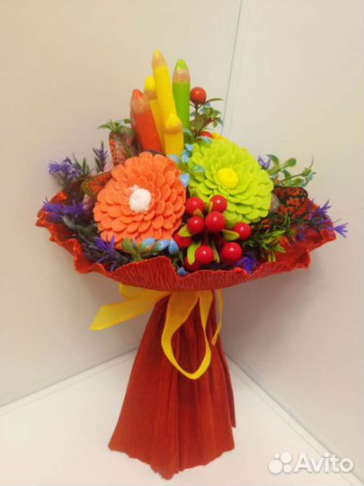 Мыльные букеты к 1 сентября