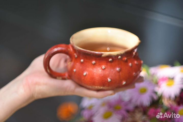 Чахай мухомор для чайных церемоний керамика