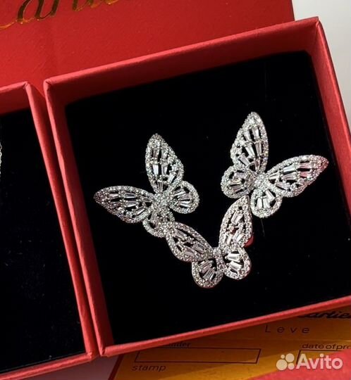 Кольцо, серьги, подвеска Cartier lux