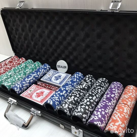 Покер. Покерный набор. Набор для покера. Новый
