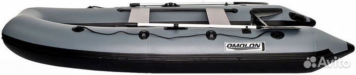 Лодка omolon X-motors SLD-360 IB нднд Серая