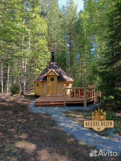 Финский гриль домик