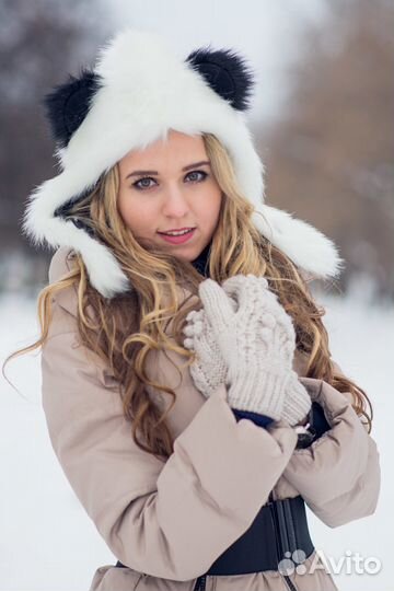 Зверошапка Панда с милейшими ушками