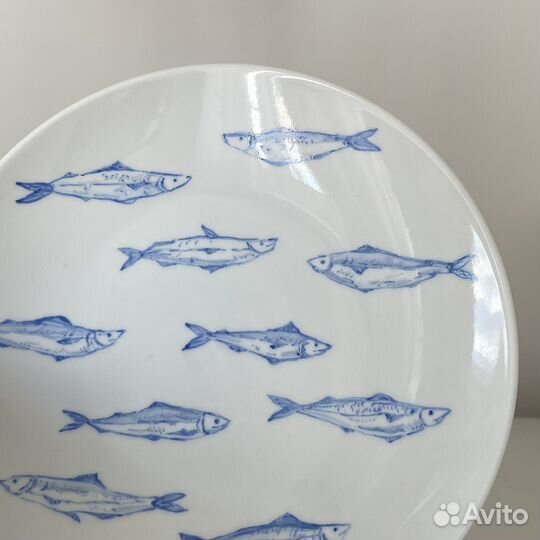 Тарелка с ручной росписью