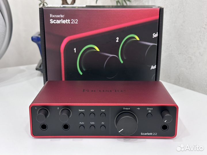 Новый Focusrite Scarlett 2i2 Gen4