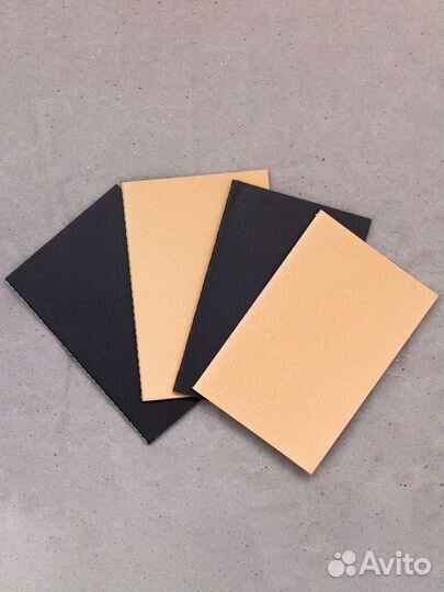 Матовые однотонные тетради