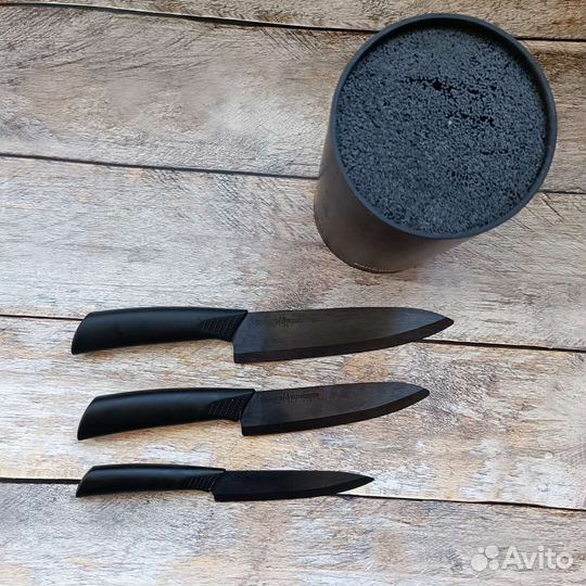 Набор ножей с подставкой samura (Япония)