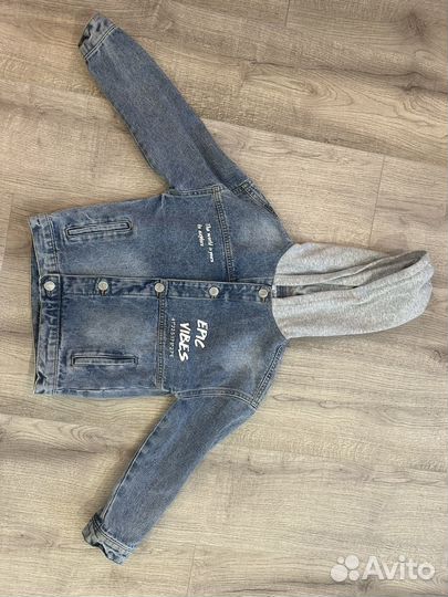 Джинсовая куртка для мальчика 122