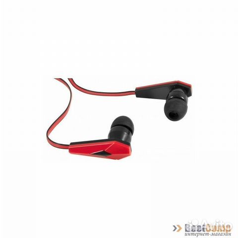 Наушники Defender Trendy 704 чёрный+красный