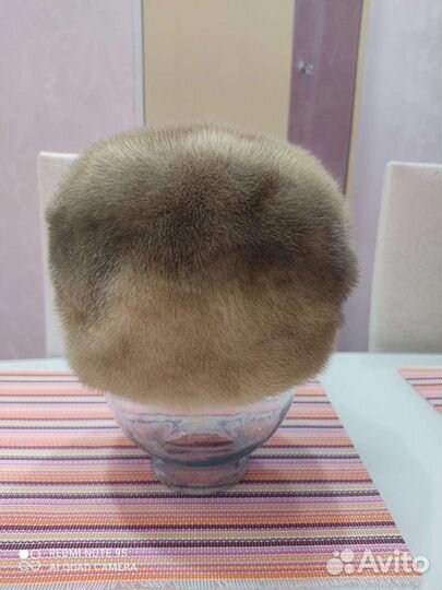 Женская норковая шапка