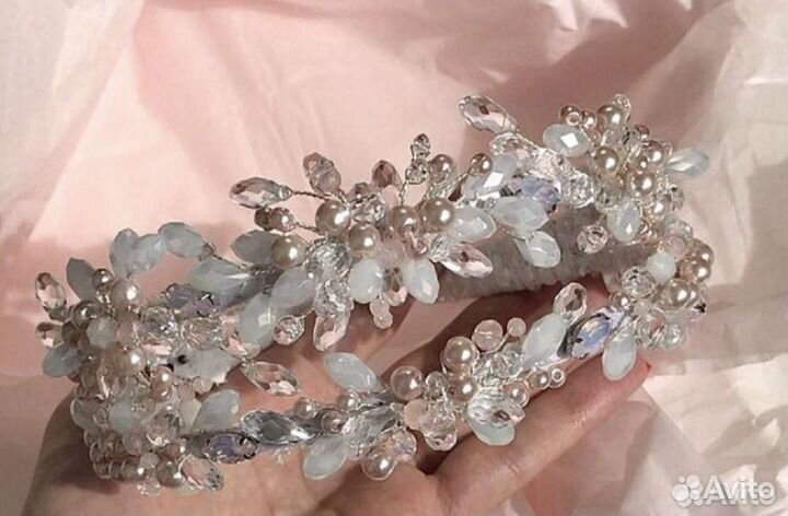 Ободок диадема (свадебная)