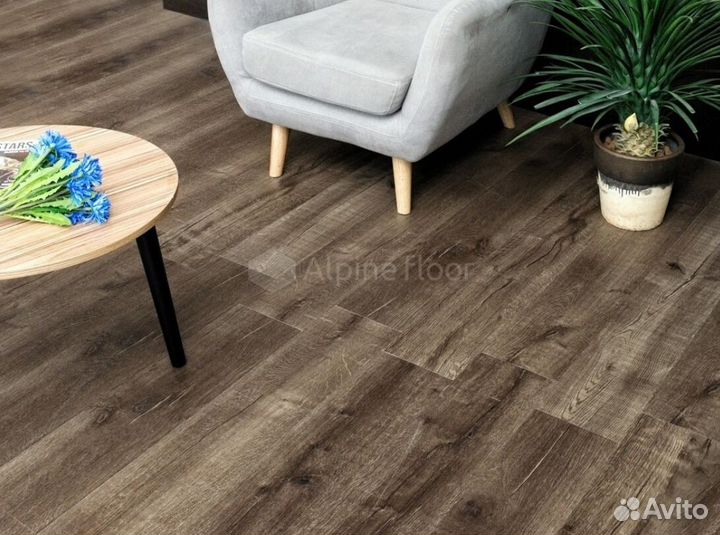 Кварцвиниловая плитка Alpine floor Real Wood Дуб V