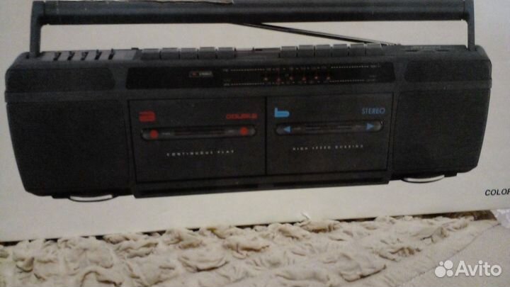 Двухкассетный магнитофон СССР