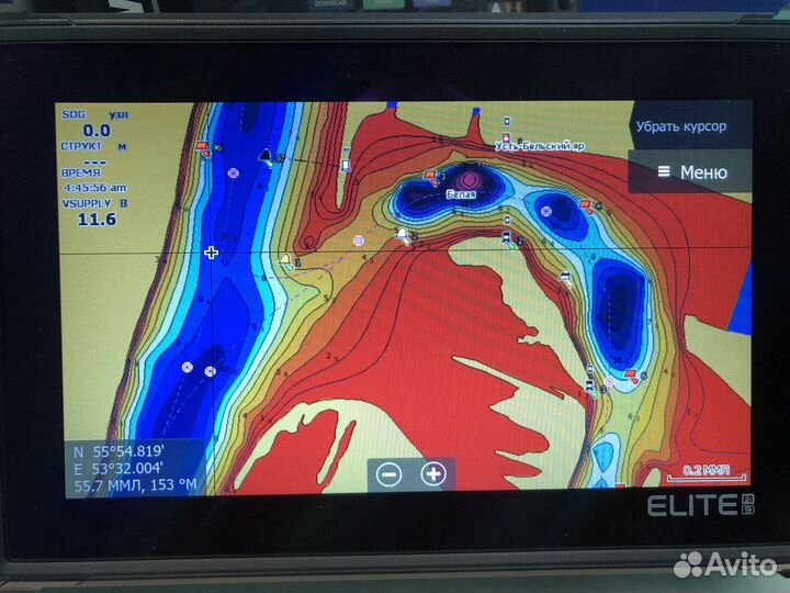 Установка карт глубин Garmin