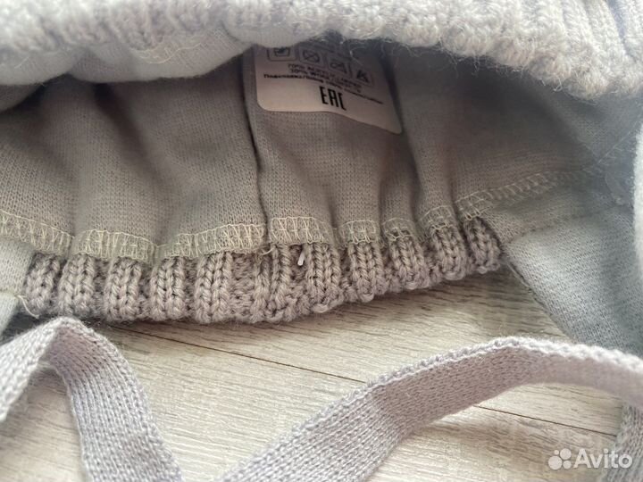 Зимний комплект шапка на завязках и снуд