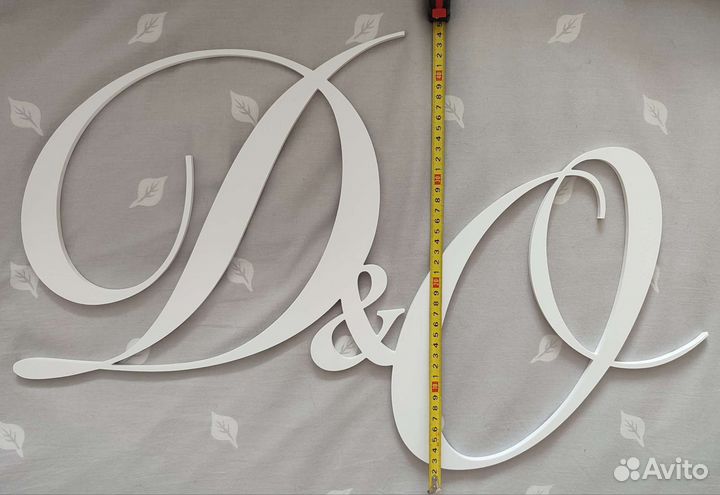 Монограмма на свадьбу