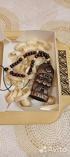 Подвеска в авто Велес, автодекор, оберег, четки