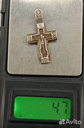 Крестик серебро 4,7 гр. (030213)