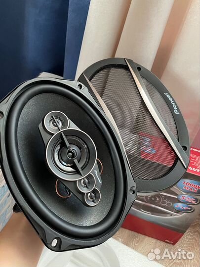 Динамики овалы pioneer 1000W новые