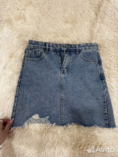 Юбка джинсовая
