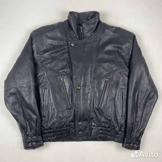 Кожаная куртка бомбер Vintage Rare Jacket