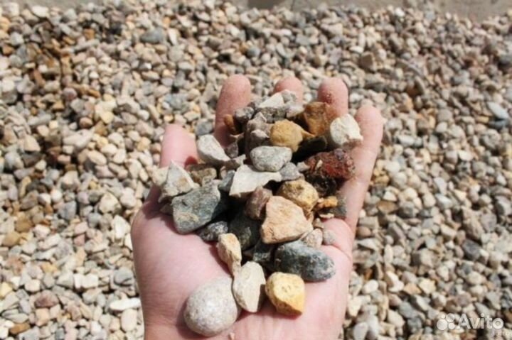 Щебень, песок