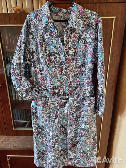 Платье х/б СССР, халаты рабочие и медицинские