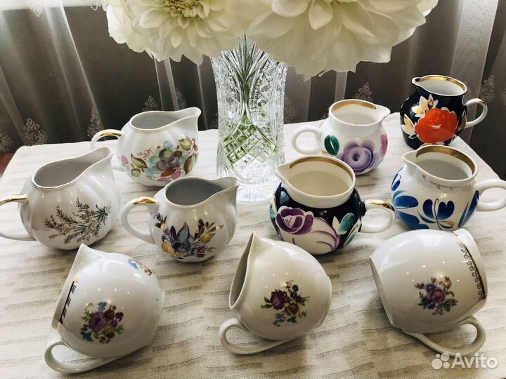 Молочники,фарфор,ссср(обновленное)