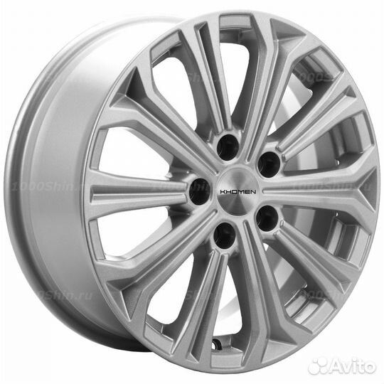 Диск 6,5*16 5*114,3 ET46 67,1 Khomen Wheels KHW1610 F-Silver (Mitsubishi)