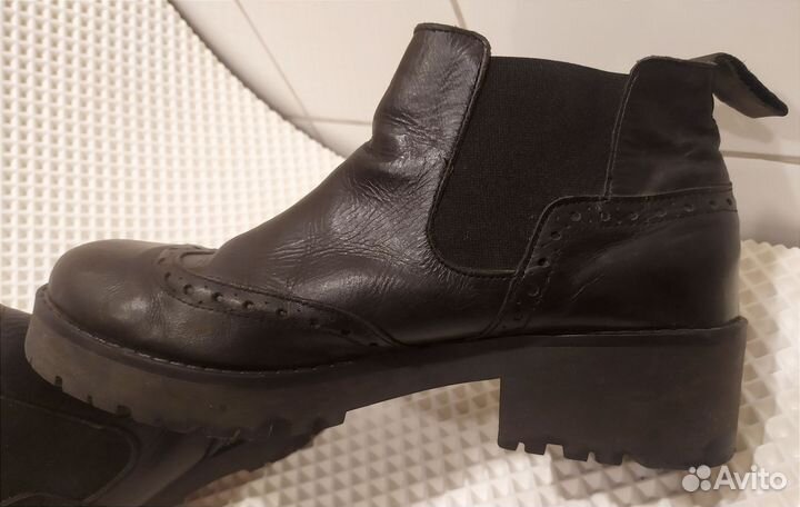 Ботинки Malaspina(италия) натур.кожа. 40р