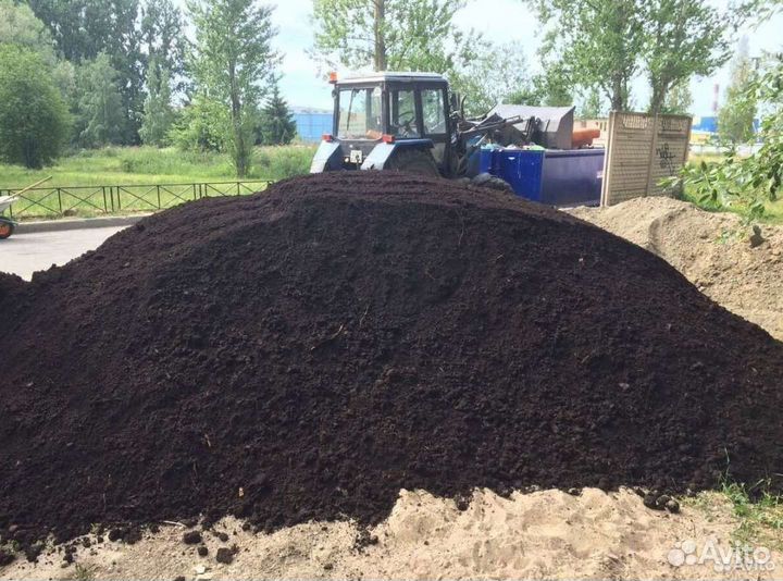 Плодородная земля Лаишевская, грунт, опгс, песок