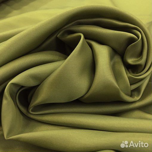 Подкладка Вискоза Оливковая Италия