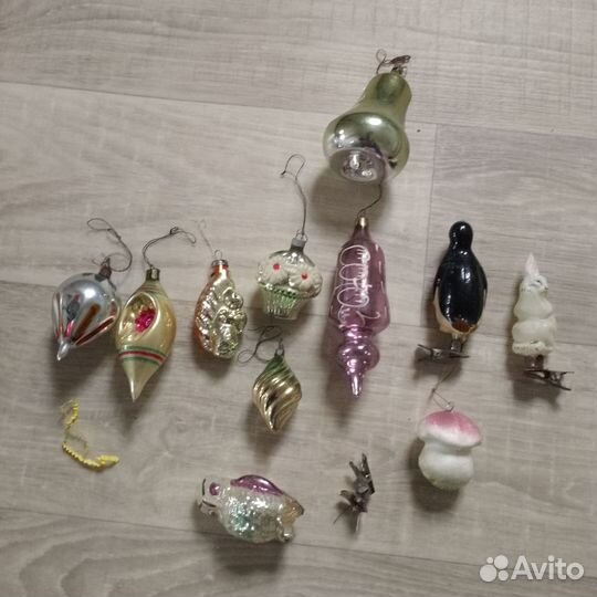 Елочные игрушки СССР