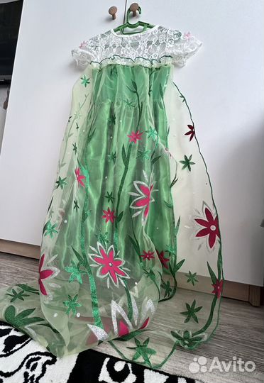 Платье Эльзы холодное сердце весеннее