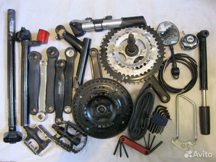 Шатун Покрышка Обод Трещетка Педали Камера Ось Вмх