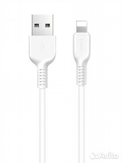 Кабель USB Lightning 2.4A hoco Premium X20, 1м, б