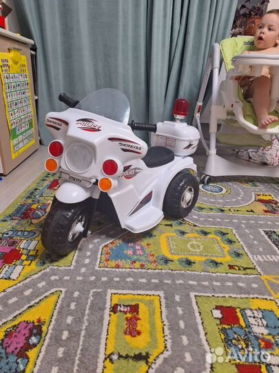 Детский мотоцикл на аккумуляторе бу