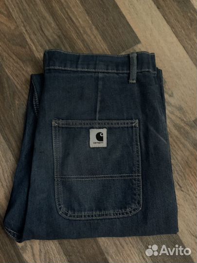Джинсы carhartt широкие