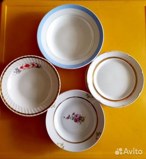Тарелки СССР разные фарфор