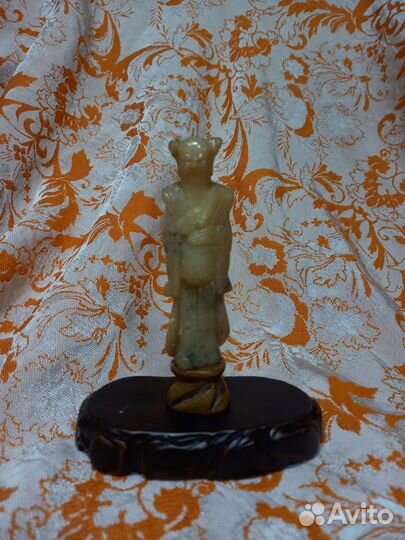 Старинная китайская статуэтка мудрец философ. 19 в