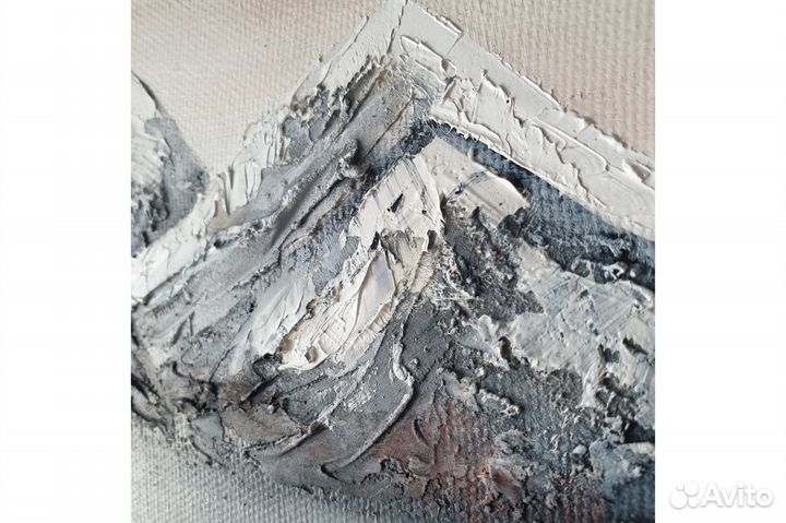 Картина Горы Озеро Пейзаж Алтай маслом 40х60 холст