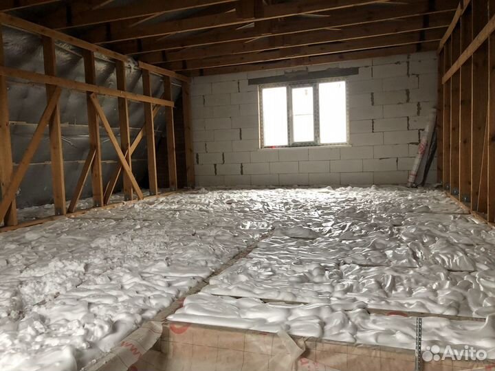 Утепления домов пеноизолом
