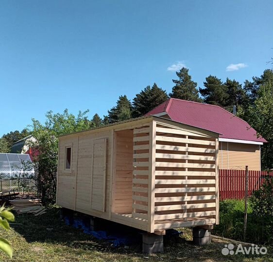 Хозблок для дачи 6х2